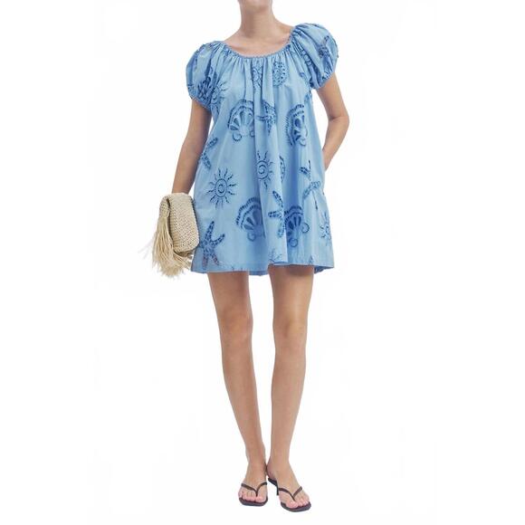 MAUDE CLUB Dresses & Skirts - NEW MAUDE CLUB women's marisol dress in periwinkle